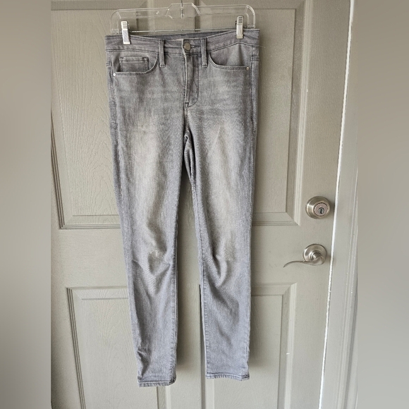 Athleta Sculptek Jeans Sz 4 Women Gray Light Wash  Denim Stretch 30x28 - Picture 3 of 12